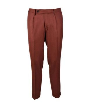 Michael Coal Tailored Pants With Classic Cut And Pressed Creases
