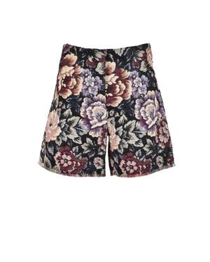 L'Autre Chose Textured Shorts