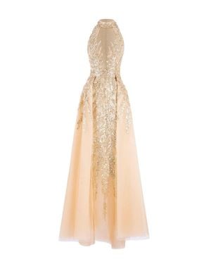 Saiid Kobeisy Beaded Dress - Natural