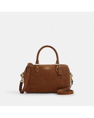 COACH Rowan Satchel Bag - Brown