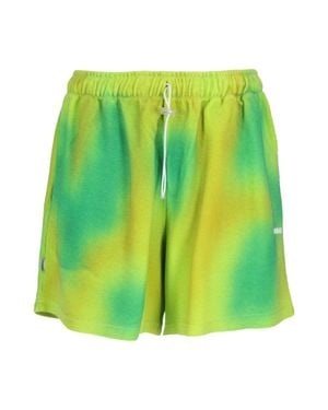 Bonsai Spray-Dyed Basket Fit Shorts - Green
