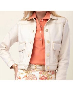 spartina 449 Kiersten Denim Jacket - Natural