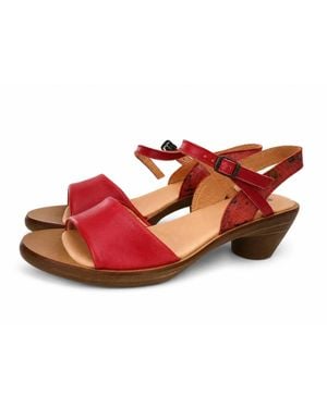 El Naturalista Aqua Vaquetilla-Fantasy Geranio Sandal - Red