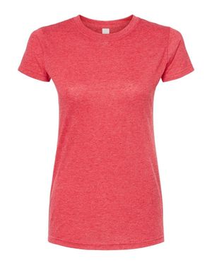 Tultex Poly-Rich Slim Fit T-Shirt - Pink