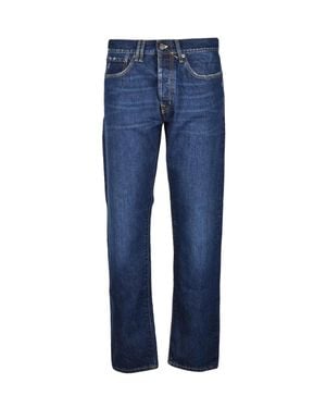 CYCLE Standard Regular Straight Cotton Jeans - Blue
