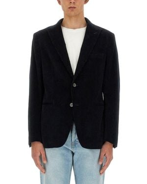 Tonello Single-Breasted Jacket - Black