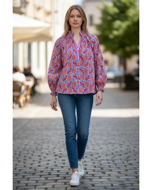 Rungolee Aspen Full Sleeve Blouse - Multicolor