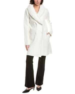 Tahari Stitched Jacket - White