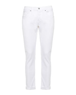Dondup George Cotton Jeans - White