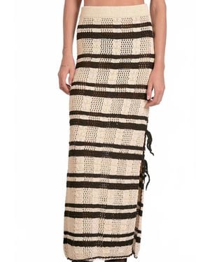 Elan Crochet Lined Skirt - Multicolor