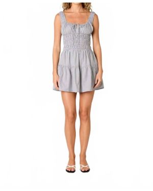 Nia Salt Mini Dress - Blue