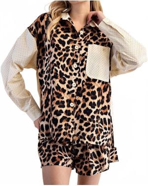 Eesome Button Down Shirt - Black