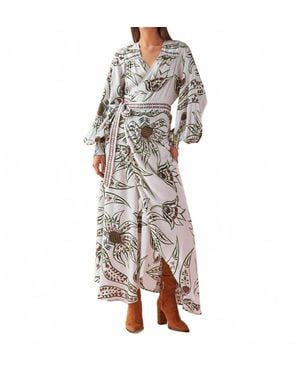 Omika Lorelei Wrap Dress - Multicolor