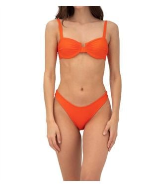 MALAI Coral Bikini Top - Orange