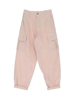 Dixie Quinn Baggy Cargo Jean - White