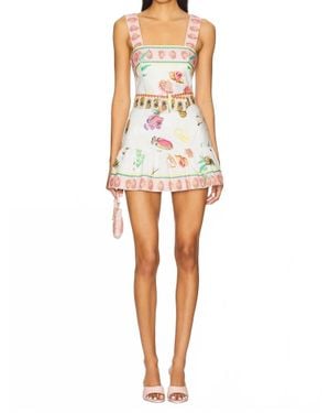 Amanda Uprichard Lena Skort Romper - White