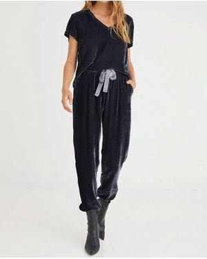 Bella Dahl Pleat Front Jogger I - Blue