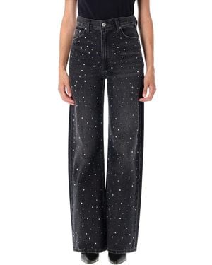 Levi's Ribcage Wide Leg Crystal - Black