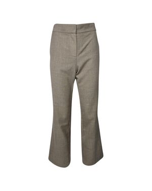 The Row High-Rise Flared Pants - Gray