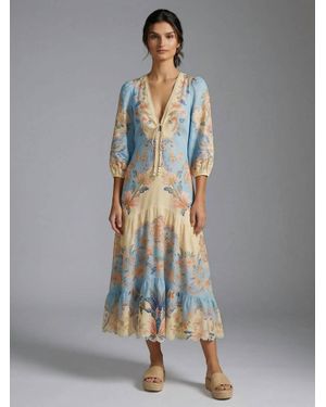 FARM Rio Boho Beauty Butter Maxi Dress - Gray