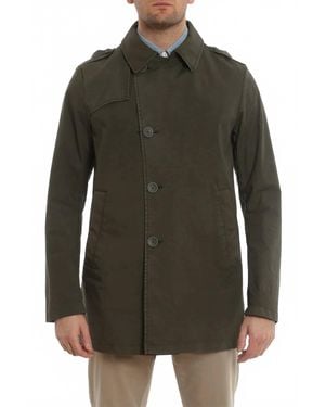 Herno Cotton Trench Coat - Green