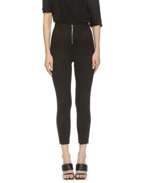 Alexia Admor Suede Pants - Black