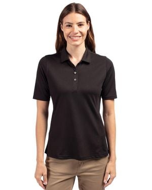 Cutter & Buck Virtue Eco Pique Recycled Polo Shirt - Black