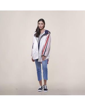 Members Only Long Satin Twill Jacket - Blue