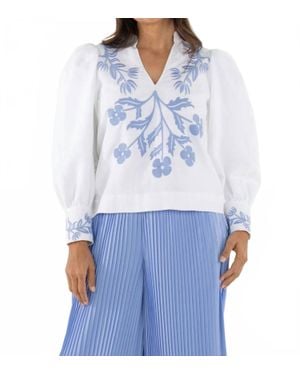 Emily Mccarthy Hampton Top - Blue