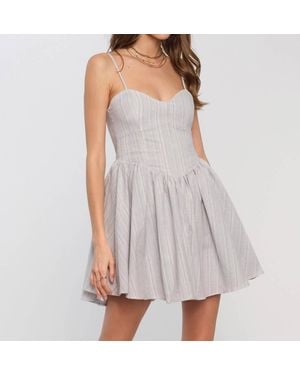 Heartloom Claret Dress - Gray