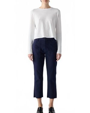 AMO Easy High Rise Army Pants - Blue
