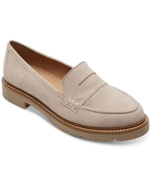 Rockport Kacey Leather Slip-On Loafers - White