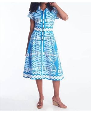 CK BRADLEY Milan Midi Dress - Blue