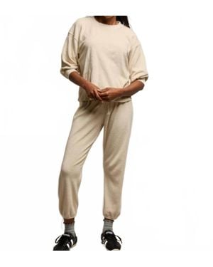 PERFECTWHITETEE Gogo Terry Jogger Pants - Natural
