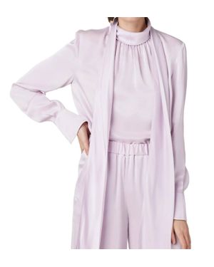 Toccin Veronica Bow Blouse - Purple