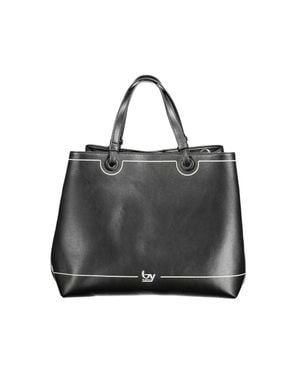Byblos Polyurethane Handbag - Black