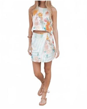 Petal & Pup Siena Wrap Skirt - White
