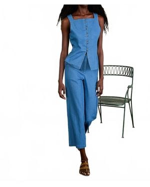 Ciao Lucia Pietro Cropped Pants - Blue