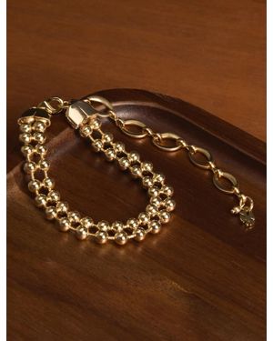 Lucky Brand Bead Chain Bracelet - Brown