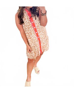 Thml Button Up Dress - Orange