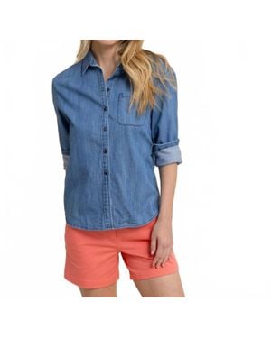Southern Tide Katherine Denim Shirt - Blue