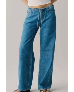Warp & Weft The Big Easy Pull On Denim Jeans - Blue