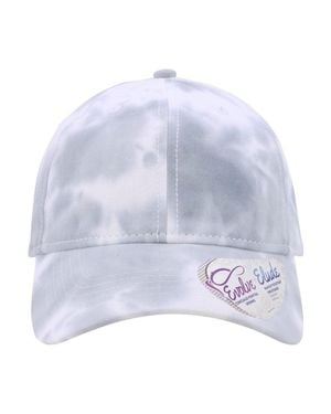 Infinity Her Garment-Washed Fashion Print Cap - Blue