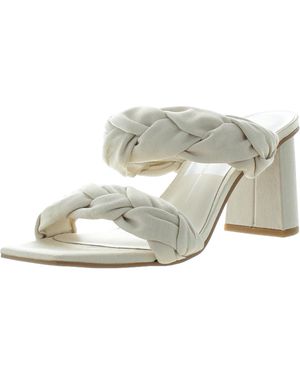 Dolce Vita Braided Heels - Metallic