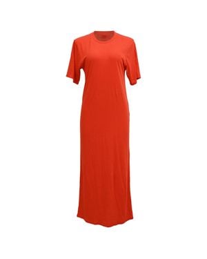 Ami Paris Paris Midi T-Shirt Dress - Red