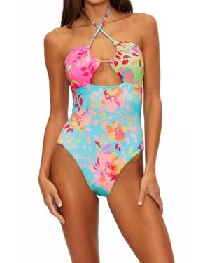 Beach Riot Phoenix One Piece Swimsuit - Blue