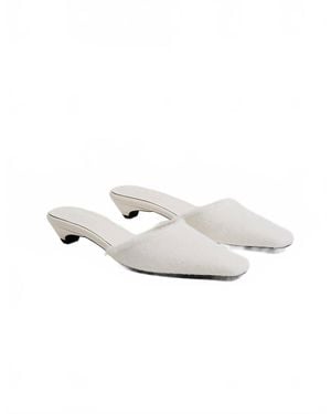 pieton Soyo 90's Mule - White