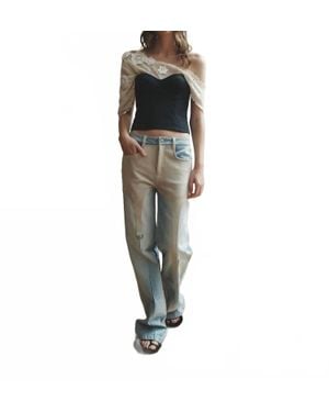 Hellessy Jasper Wide Leg Jeans - Green