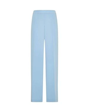 Maison Common Wide Leg Travel Save Pants - Blue