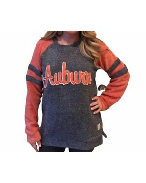 Pressbox Auburn College Dawn Fleece Sweater - Gray
